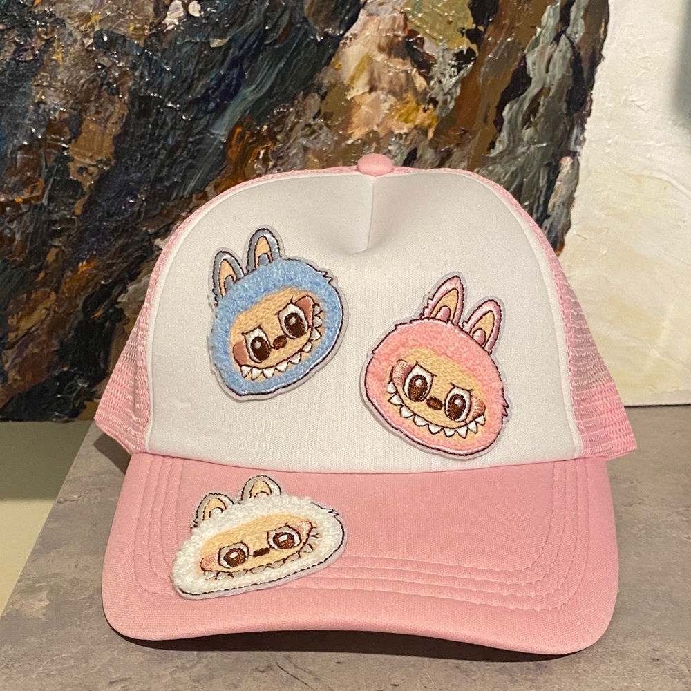 Labubu Pink Trucker Hat